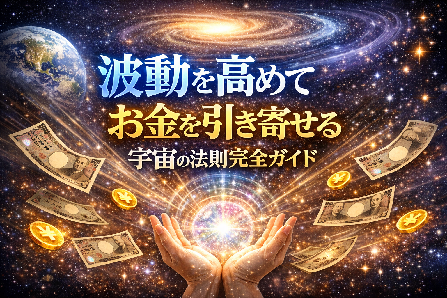 波動を高めてお金を引き寄せる宇宙の法則完全ガイド