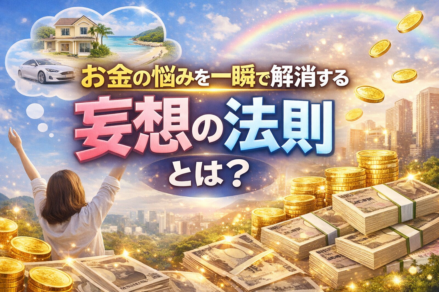 お金の悩みを一瞬で解消する妄想の法則とは？