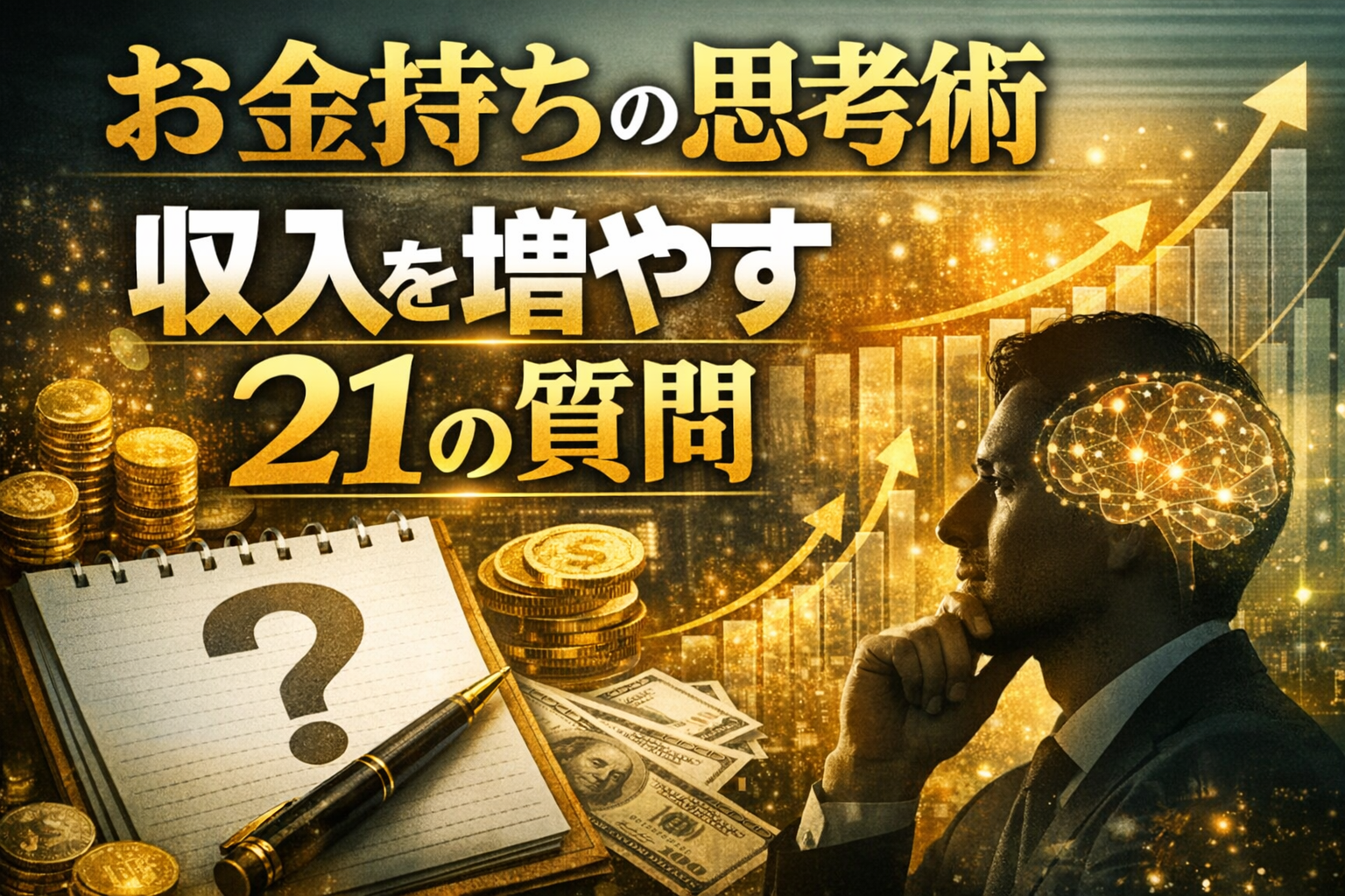 【実践編】お金持ちの思考パターンを身につける21の質問