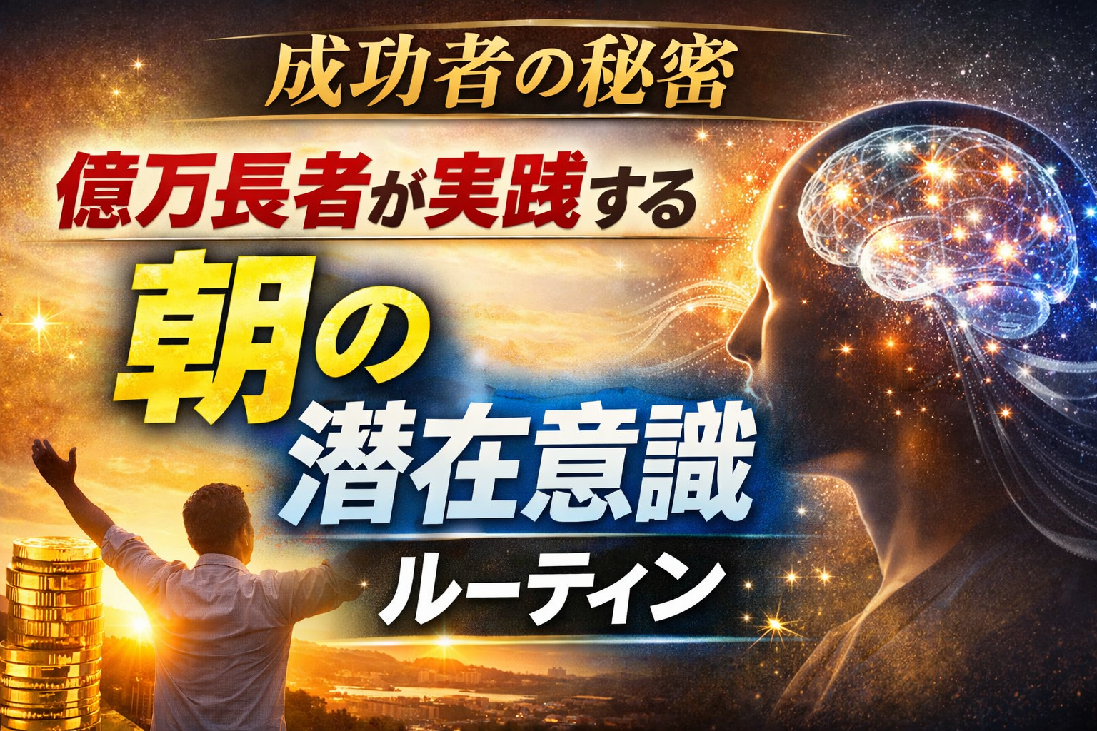 【成功者の秘密】億万長者が実践する朝の潜在意識ルーティン